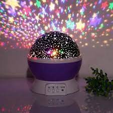 Star Master Rotating 360 Degree Night Light Lamp Projector with Colors and USB Cable Lamp for Kids Room Night Bulb